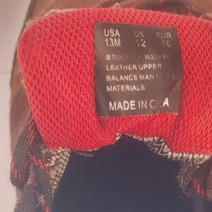 Wolverine Brown and Black Athletic Shoes